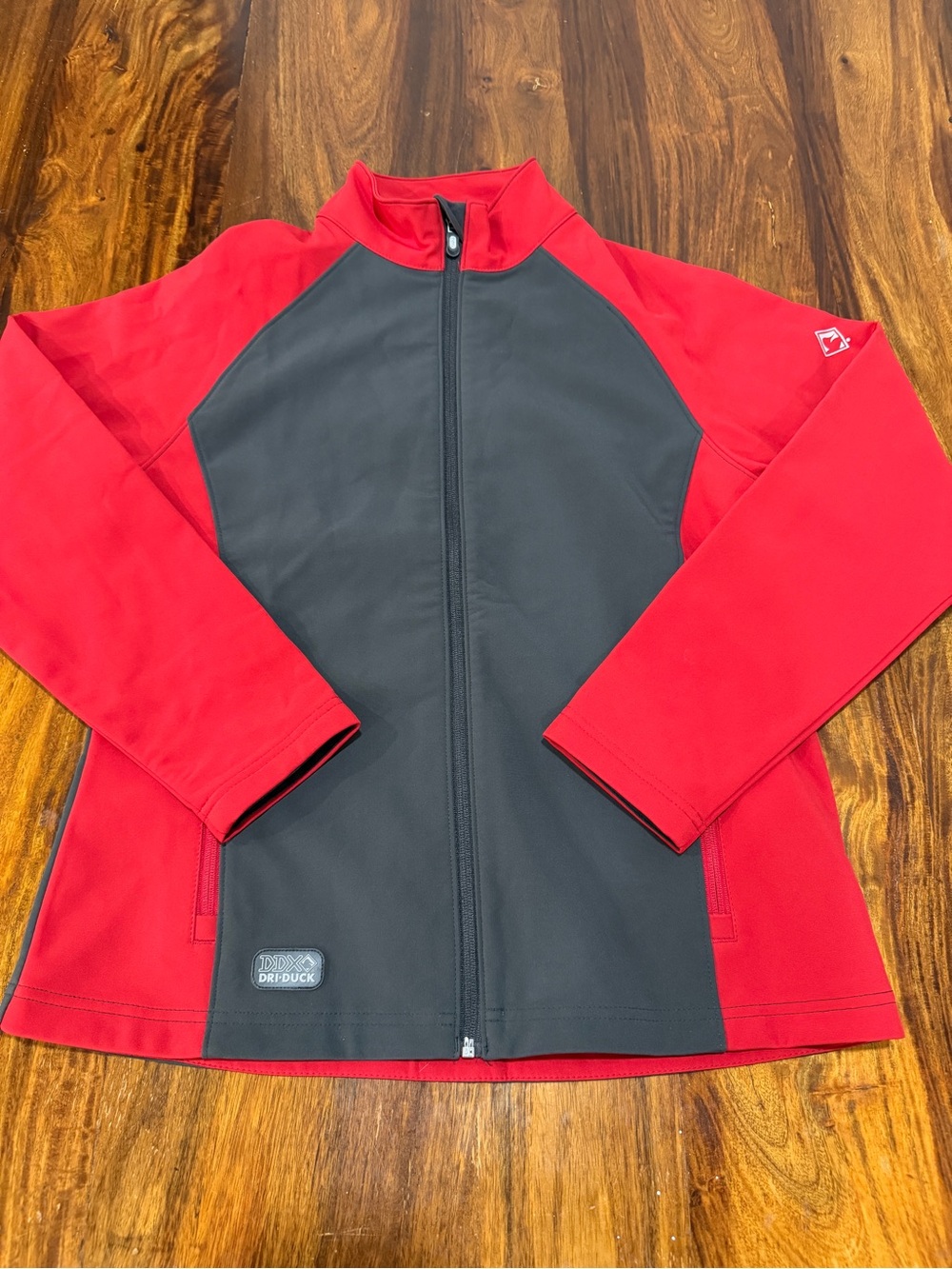 DRI DUCK Contour Softshell Jacket Women's M Red Black Utility Outdoor Fall